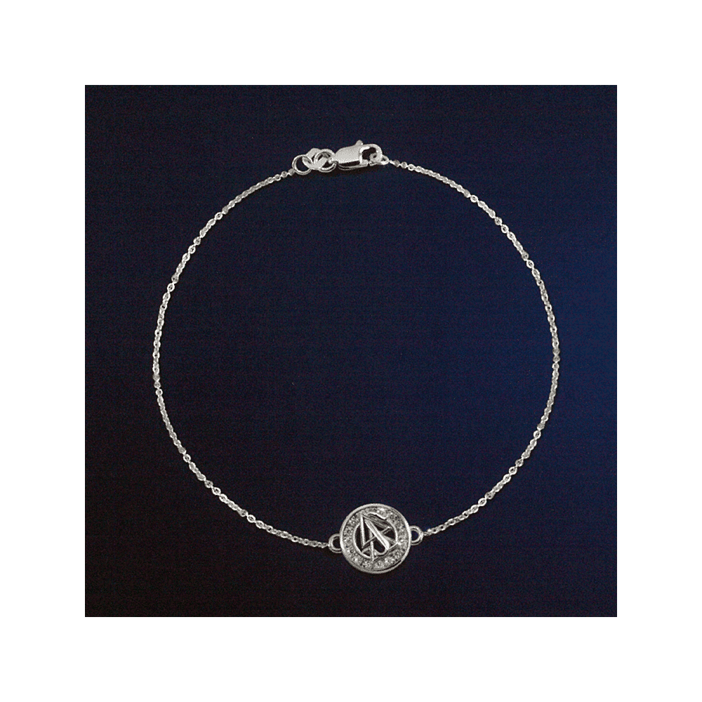 Szcientológia-karkötő ékkövekkel